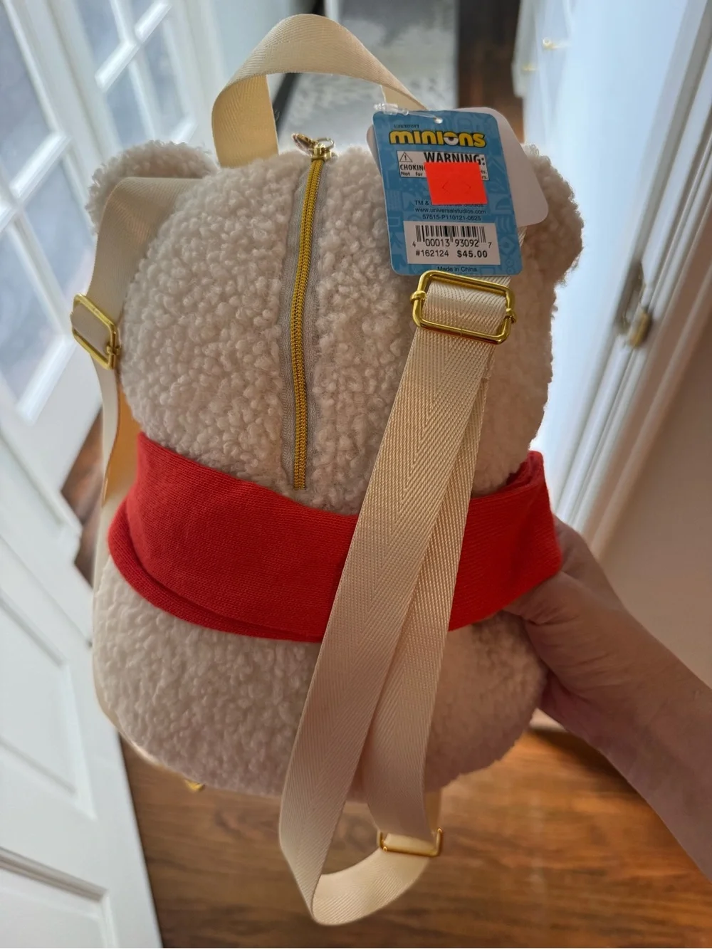 Minion Plush Teddy Backpack with Red Scarf - Kids Toys